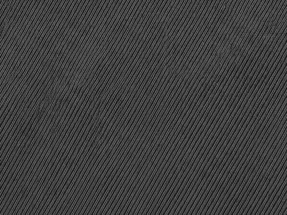 Close view of a stretch twill face from a single-colour production batch