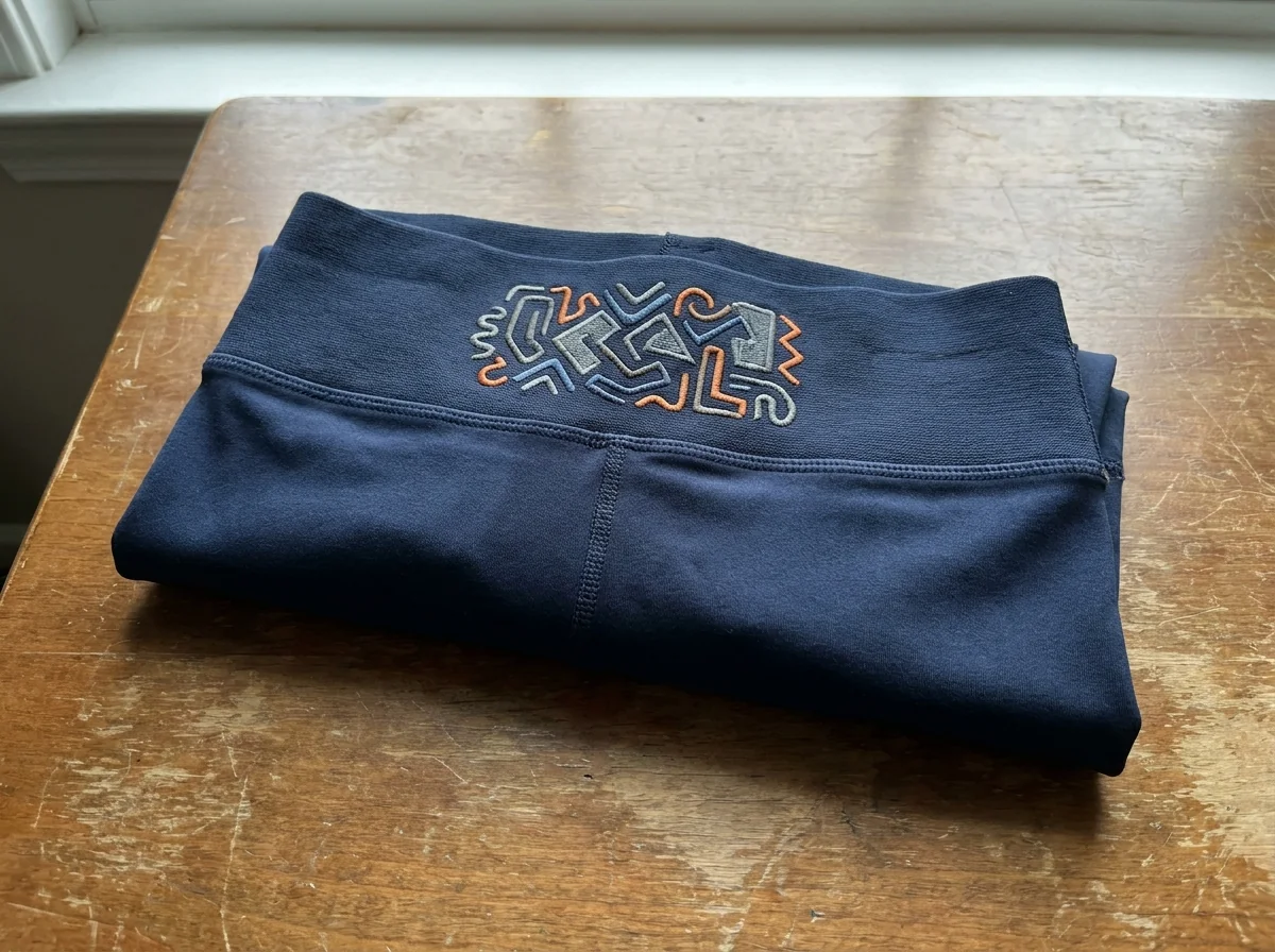 Folded cycling shorts