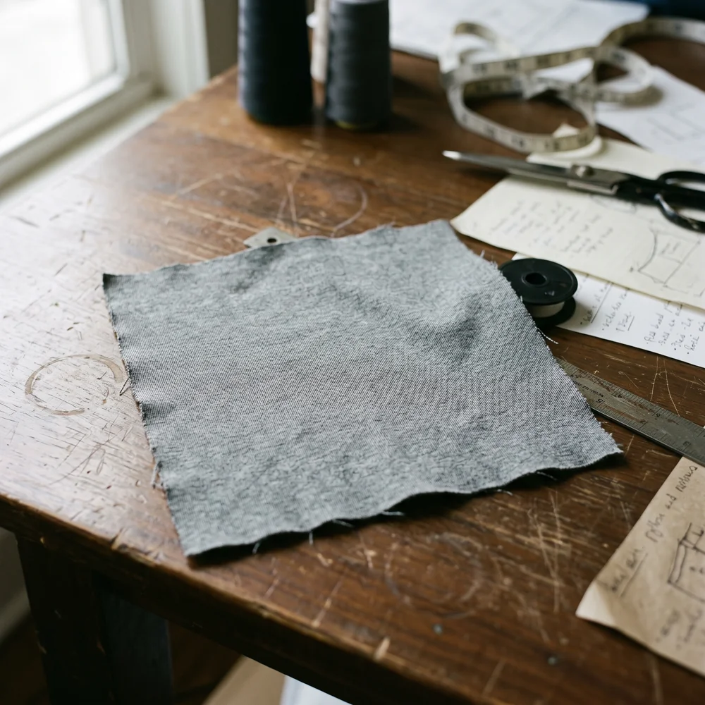 Mid-weight stretch body fabric swatch