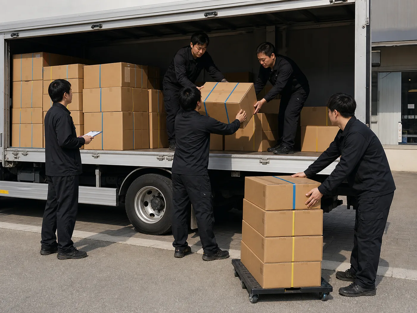 Staff and VIP kits shipped first as a priority batch