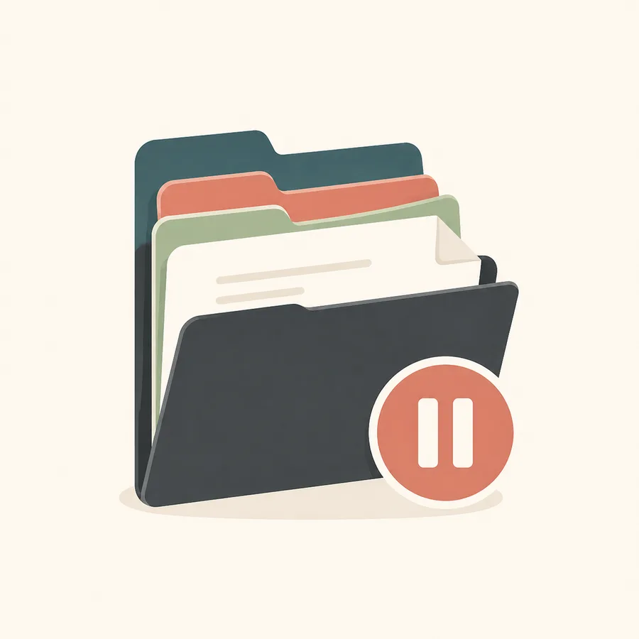Icon representing a kept record that is not automatically a reorder