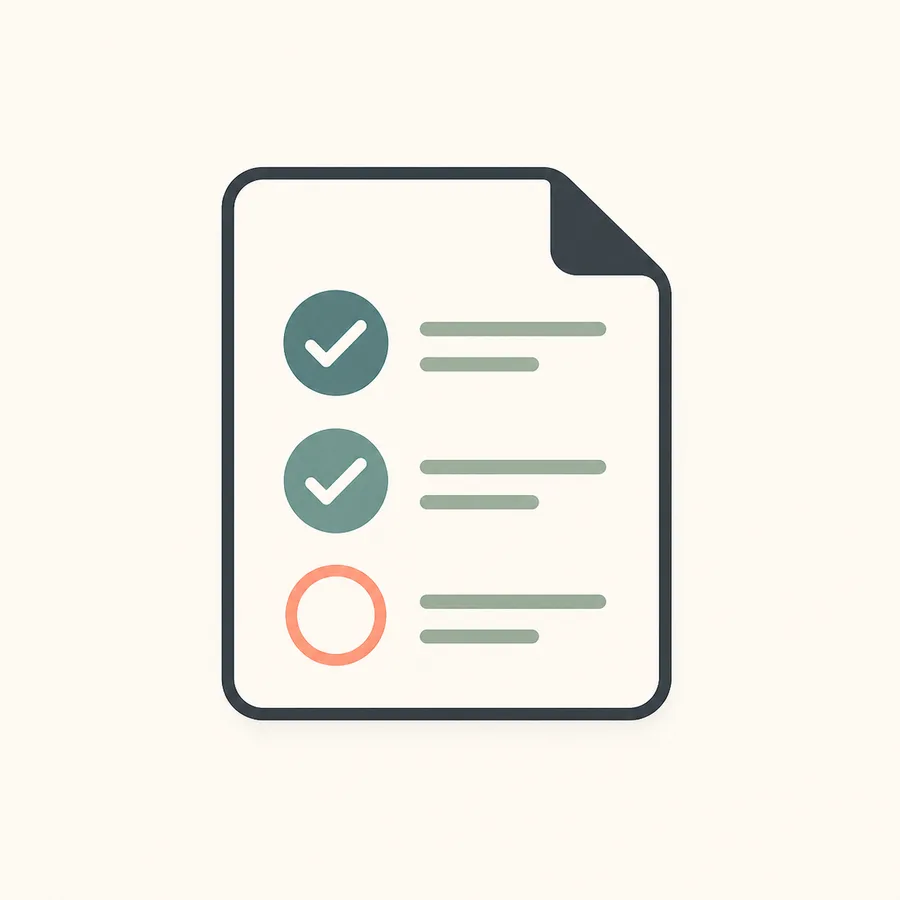 Icon representing a mid-point headcount check
