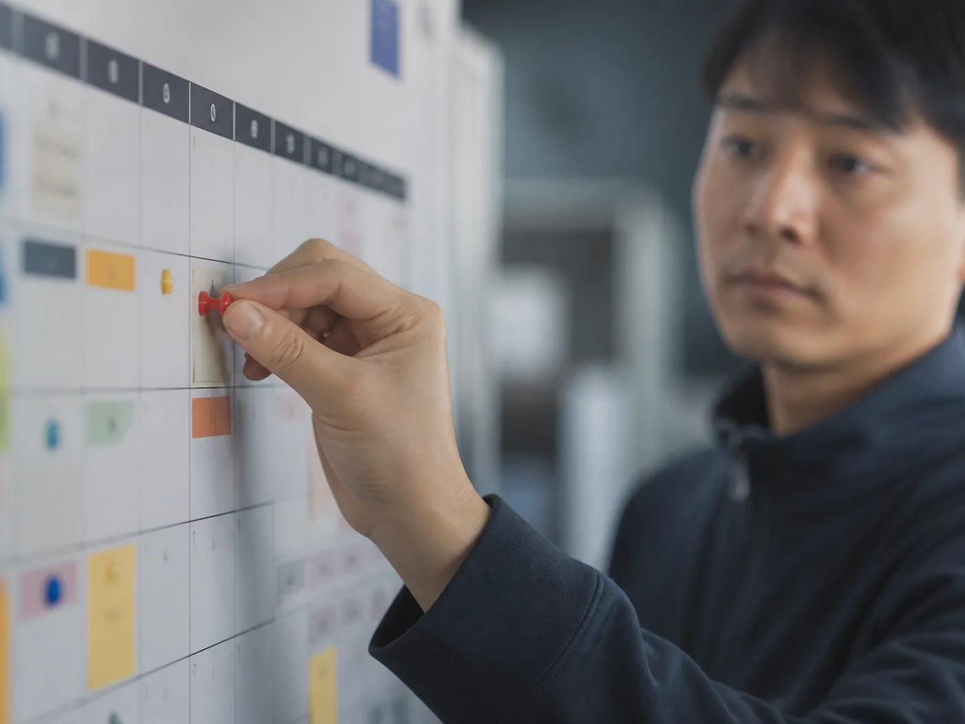Event date locked early, holding a front-of-queue production slot