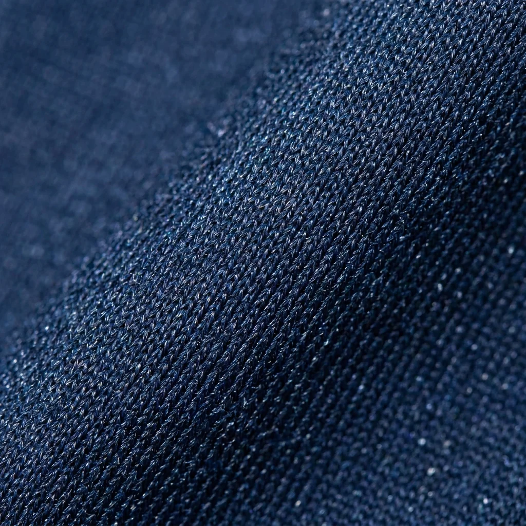 Close-up macro texture of polyester cycling fabric showing tight woven knit structure